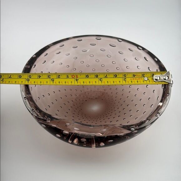 Elegant light purple Glass Art Bowl - Picture 4 of 5